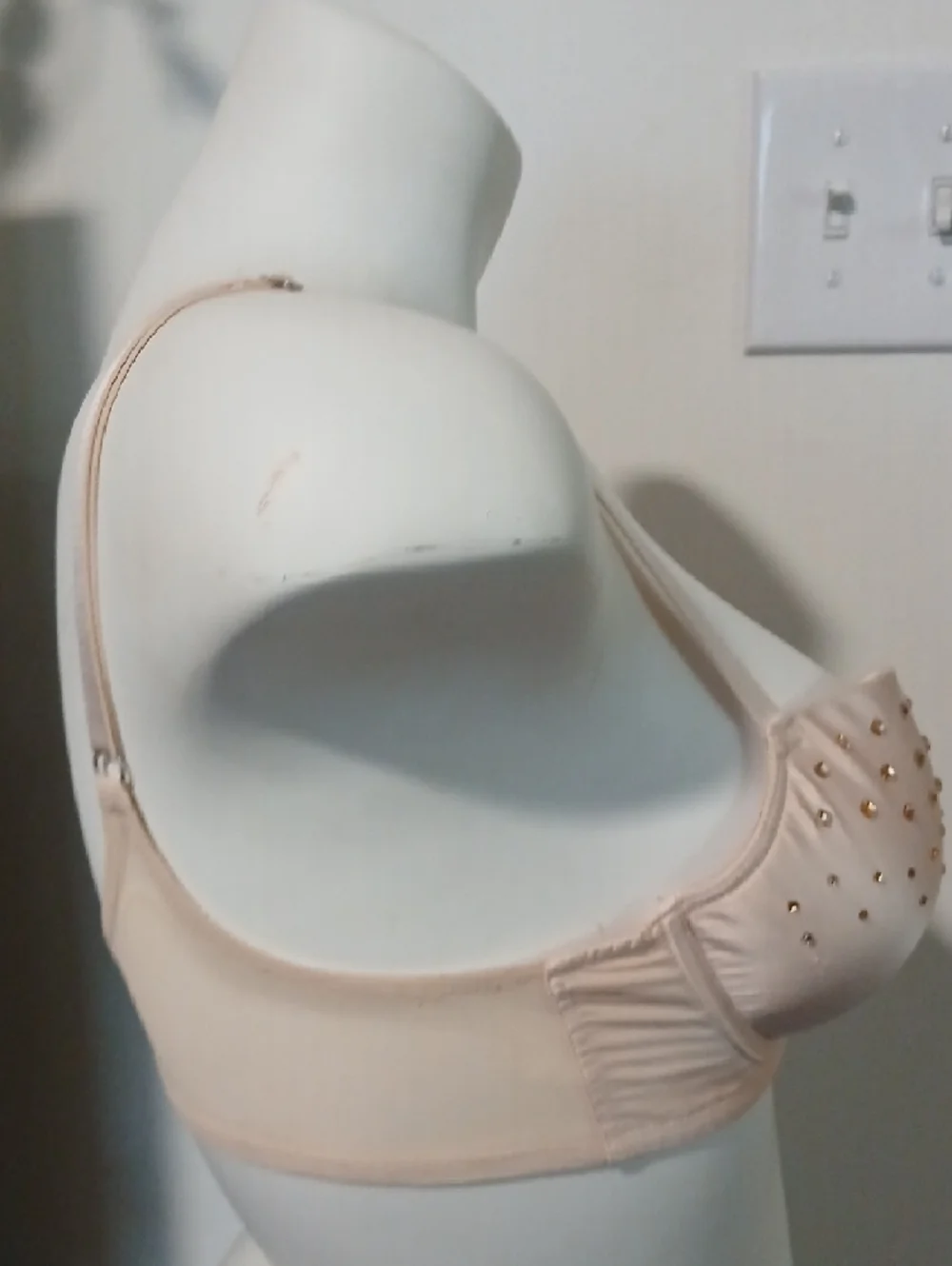 Aerie "REESE" LIMITED EDITION Nude Champagne Embellished Sexy Underwire Bra - Picture 4 of 16